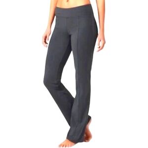 Athleta Womens Metro Classic Athletic Yoga Pants Size M Gray Pockets